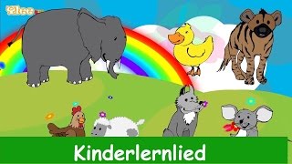 Die Lieder der Tiere  Kinderlied in Deutscher Sprache  Sing mit Yleekids [upl. by Anella]