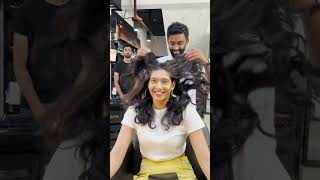 Anti Frizzy Hair Treatment Transformation of Beautiful Samaakhya Gajanayake [upl. by Ayekat20]