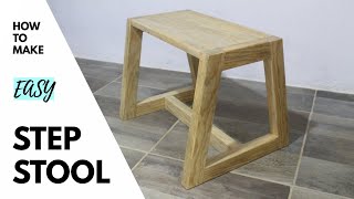 Making a Step Stool  Woodworking [upl. by Burnie477]