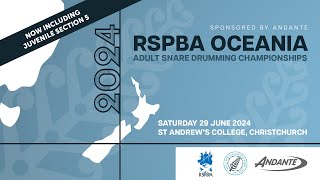 RSPBA Oceania Drumming Championships  Christchurch New Zealand [upl. by Winfrid]