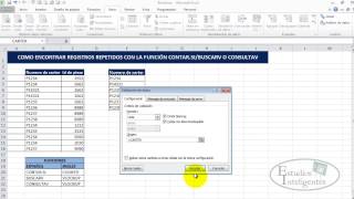 BuscarV y ContarSi [upl. by Odnomra]