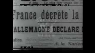 1914 Beginning of World War One Film 38709 [upl. by Hallam774]