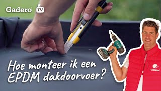 Hoe monteer ik een EPDM dakdoorvoer Ontdek het in 2 stappen [upl. by Anneirda977]