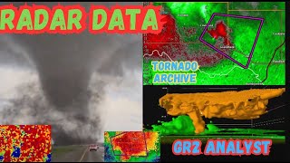 Massive Tornado hits SangerTX late evening 3D data 52624 [upl. by Ahtelahs]