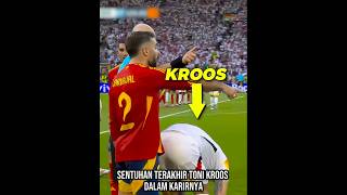 Sentuhan Terakhir Kroos Dalam Karirnya 🥺 [upl. by Torie]