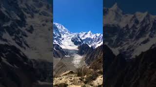 Glaciers view travel mountains nature hunzavalley [upl. by Miuqaoj621]