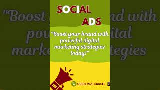 Social media ads [upl. by Afatsuom]