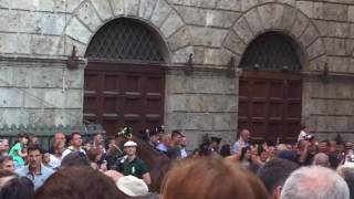 Preparation and practice before Palio di Siena [upl. by Nosniv497]