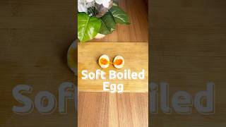 Perfect soft boiled egg tutorial shorts egg kitchentips cooking [upl. by Jotham]