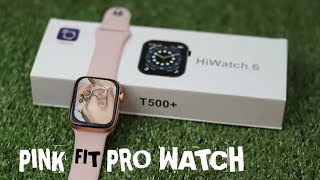 pink colour watch  how to connect fitpro watch  fitpro watch connect to phone [upl. by Artened574]