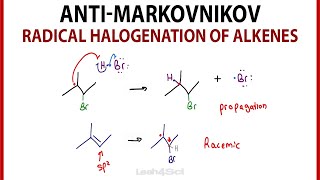 AntiMarkovnikov Radical Halogenation of Alkenes [upl. by Sauveur]