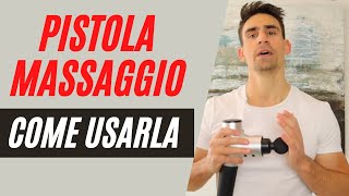 Pistola massaggiante come si usa Tutorial principianti [upl. by Naeroled532]