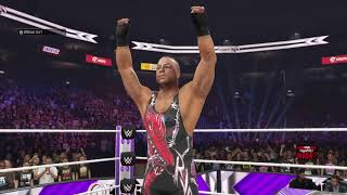 WWE 2K24SHOWCASETHE ROCK VS ROB VAN DAN EXTEREME RULES QUEEN OF CROWN [upl. by Enna]