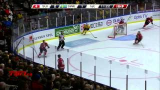 Switzerland v Sweden 35  2014 IIHF World Junior Championship [upl. by Harbert691]