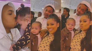 G Herbo Kissing On His Son Essex At Party [upl. by Weksler]