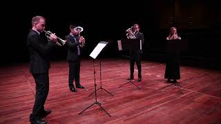 Violet Besson Brass Quartet  Finale Cello Concerto Haydn arr Owen Farr Tim De Maeseneer Tenorhorn [upl. by Ellon]