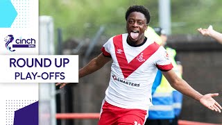 Airdrieonians Pull off Incredible Comeback Win  PlayOff Round Up  cinch SPFL [upl. by Enialed]