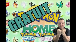 COMMENT AVOIR LE POKEMON HOME GRATUIT SUR POKEMON DIAMANT ETINCELANT ET PERLE SCINTILLANTE 🤑 [upl. by Kassey171]