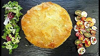 PASTEL DE SALMON COULIBIAC DE MASA FILO [upl. by Vidal]