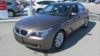 2004 BMW 545i Start up Walkaround and Quick Tour [upl. by Pihc]