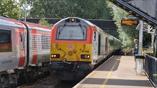 Trains at Cwmbran 290723 [upl. by Bernete401]