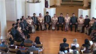 Madz  Hymne a LAmour by PiafMonnot arr John August Pamintuan  Yale Marquand Chapel 20092009 [upl. by Hillie]