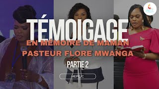 TÉMOIGNAGE EN MÉMOIRE DE MAMAN PASTEUR FLORE MWANGA  Partie 2  ÉVÊQUE JULES RABBY [upl. by Ab]