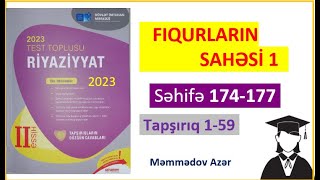 Kvadratın və düzbucaqlının sahəsiRiyaziyyat test toplusu 2023 [upl. by Idden]