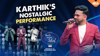 Karthiks nostalgic performance  Thaman  Nithya Menen  Telugu Indian Idol [upl. by Anaytat786]