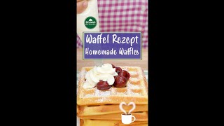 WaffelRezept WaffelTeig Waffles selmasrecipes [upl. by Atilahs]