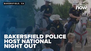 Bakersfield Police Department host National Night Out [upl. by Assir781]