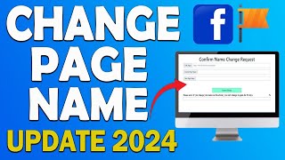 How to Change Your Facebook Page Name Cant Be Changed with One Click 2024 Update [upl. by Woodford]