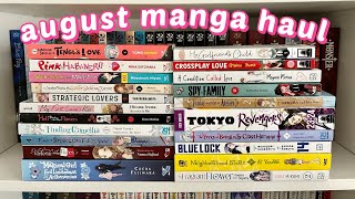 collective manga haul amp unboxing  august 2024 [upl. by Ahsoym]