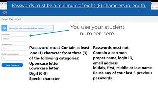 Creating Your First Time Password in Web Advisor [upl. by Elane]