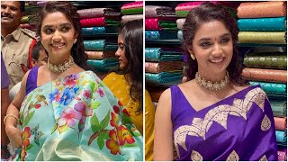 Keerthy Suresh at Mangalya Shoping Mall Opening  Keerthy at RTC cross Road  Keerthy Suresh [upl. by Assyl]