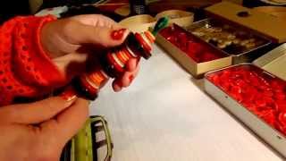 How to make Christmas tree ornaments using buttons and pipe cleaners 🎄 [upl. by Acir293]