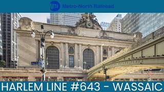 MTA Metro North Railroad Harlem Line 643 to Wassaic Announcements NJ Transit Style [upl. by Castora]