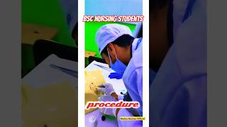 Bsc Nursing Students life 😱😱 how to insert catheter youtubeshorts trendingshorts shorts video [upl. by Eelitan319]