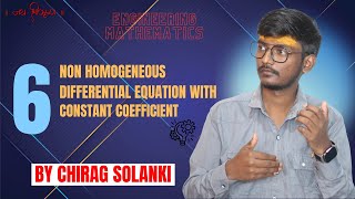 UNDETERMINE COEFFICIENTNONHOMODIFF EQUATION WITH CONSTANT COEFFICIENT by Chirag Solanki [upl. by Aw]