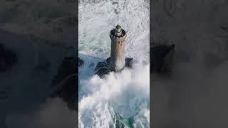 🌊 quotMassive Wave CRASHES Into Lighthouse – Nature’s Power Unleashedquot 🌪️💥 [upl. by Emmet705]