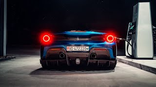 Ferrari 488 Pista  Night Vibes 4k [upl. by Giffy341]