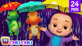 Rain Rain Go Away  More 3D Nursery Rhymes amp Kids Songs  ChuChu TV [upl. by Latsyc]