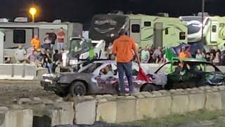 2023 Shenandoah Fair Youth Compact Demolition Derby [upl. by Atinra952]