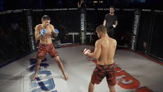 Aggrelin 19  Dzhambulat Temirov Luta Livre Wien vs Edis Bayraktar Munich MMA [upl. by Zelazny]