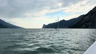 Tacking on A Class Catamaran Foil in Garda [upl. by Sivel166]