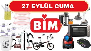 BİM 27 Eylül Cuma Aktüel Ürünler  Kaçırılmayacak İndirimler ve Fırsatlar [upl. by Cynthla]