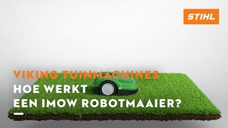 Hoe werkt een iMow robotmaaier  VIKING tuinmachines [upl. by Hildegaard]