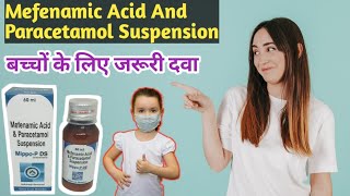 Mefenamic acid and paracetamol suspension जानिये हिन्दी में  Meftagesic p suspension  Paracetamol [upl. by Enihsnus169]