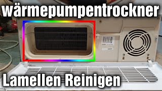 Wärmepumpentrockner Lamellen Reinigen auf meine Art und Weise [upl. by Elconin]