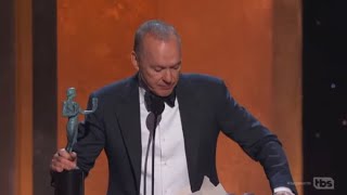 Michael Keaton Award Acceptance Speech  28th Annual SAG Awards [upl. by Eceinart]